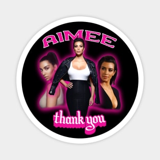 Kardashian thanK you aIMee Swift Bootleg Taylor Retro Kim Pink Magnet